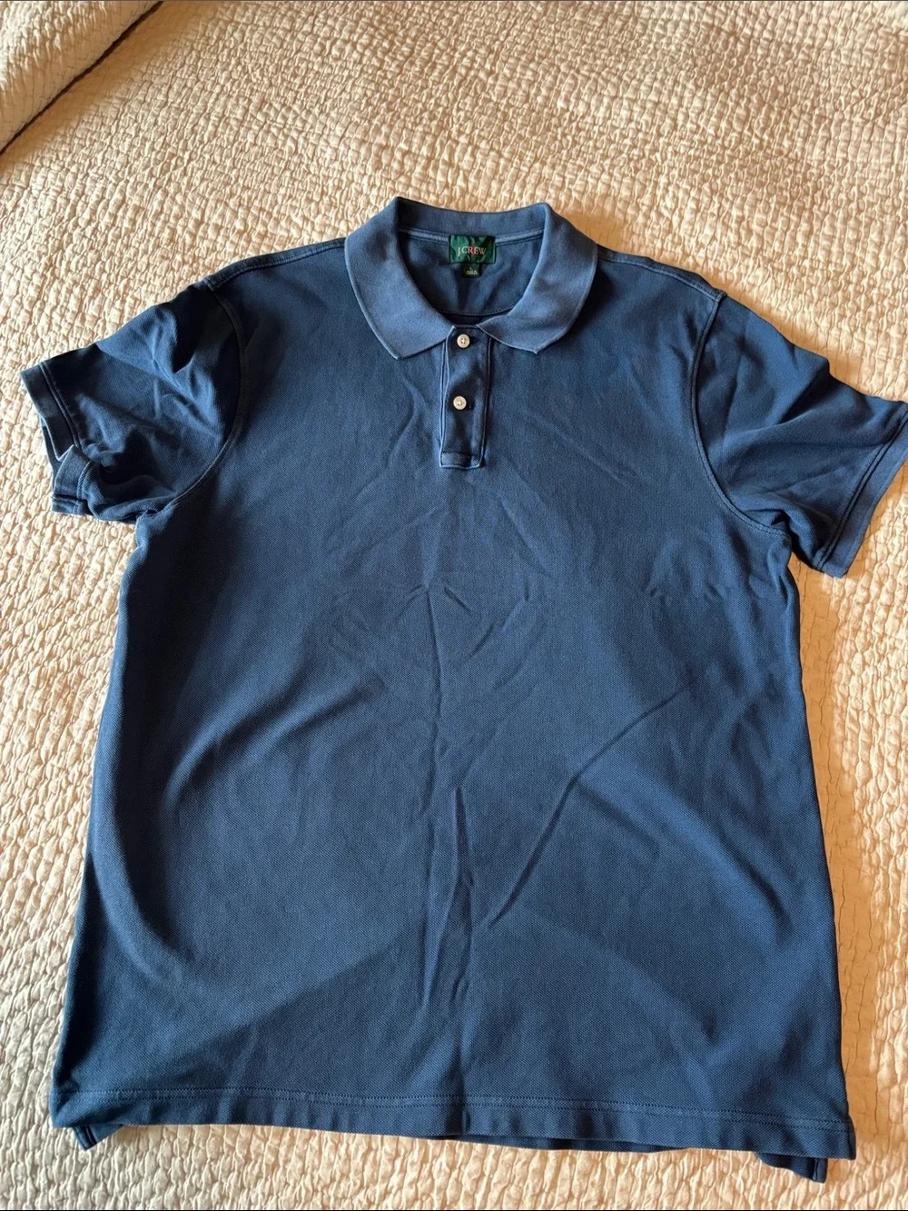 J. Crew Men's Blue Polo Shirt